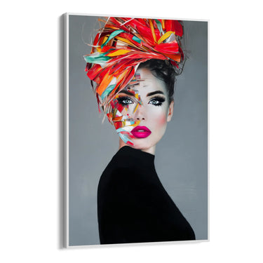 Quadro Stampa su Tela Turbante Fluo - CupidoDesign
