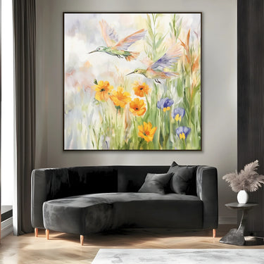 Quadro Stampa su Tela Uccelli in Volo - CupidoDesign