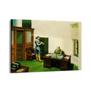 Quadro Stampa su Tela Ufficio di Notte, Edward Hopper - CupidoDesign