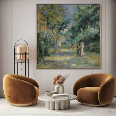 Quadro Stampa su Tela Un giardino a Montmartre, Pierre Auguste Renoir - CupidoDesign