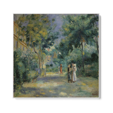 Quadro Stampa su Tela Un giardino a Montmartre, Pierre Auguste Renoir - CupidoDesign