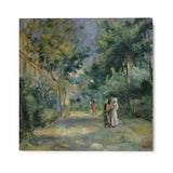 Quadro Stampa su Tela Un giardino a Montmartre, Pierre Auguste Renoir - CupidoDesign