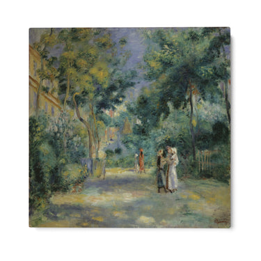Quadro Stampa su Tela Un giardino a Montmartre, Pierre Auguste Renoir - CupidoDesign