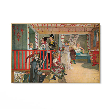 Quadro Stampa su Tela Un giorno di festa, Carl Larsson - CupidoDesign