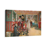 Quadro Stampa su Tela Un giorno di festa, Carl Larsson - CupidoDesign