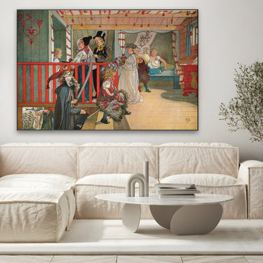 Quadro Stampa su Tela Un giorno di festa, Carl Larsson - CupidoDesign