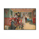 Quadro Stampa su Tela Un giorno di festa, Carl Larsson - CupidoDesign