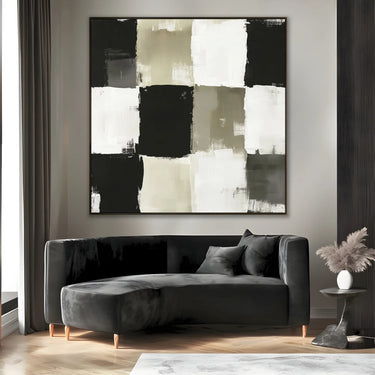 Quadro Stampa su Tela Urlo Geometrico - CupidoDesign
