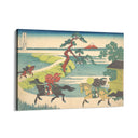 Quadro Stampa su Tela Veduta del villaggio di Sekiya sul fiume Sumida, Katsushika Hokusai - CupidoDesign