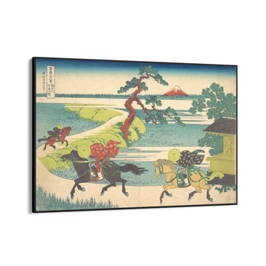 Quadro Stampa su Tela Veduta del villaggio di Sekiya sul fiume Sumida, Katsushika Hokusai - CupidoDesign