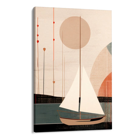Quadro Stampa su Tela Vele geometriche - CupidoDesign