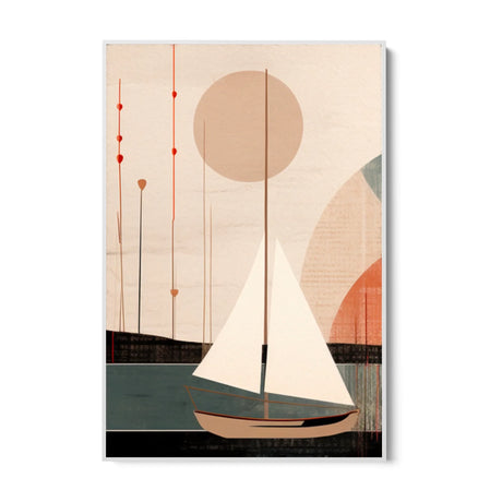 Quadro Stampa su Tela Vele geometriche - CupidoDesign