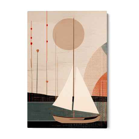Quadro Stampa su Tela Vele geometriche - CupidoDesign