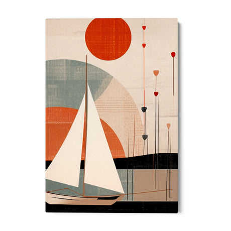 Quadro Stampa su Tela Vele geometriche - CupidoDesign