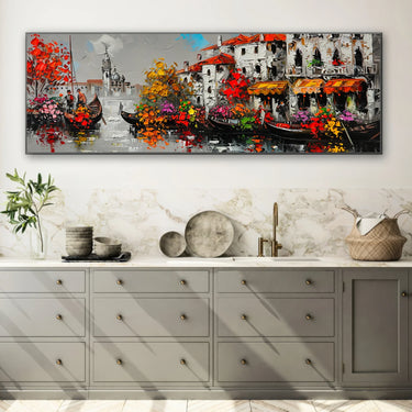 Quadro Stampa su Tela Vele al Tramonto - CupidoDesign