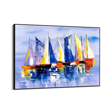 Quadro Stampa su Tela Vele nel Silenzio - CupidoDesign