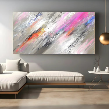 Quadro Stampa su Tela Velocità Rosa - CupidoDesign