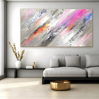 Quadro Stampa su Tela Velocità Rosa - CupidoDesign