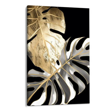 Quadro Stampa su Tela Venature D'oro - CupidoDesign