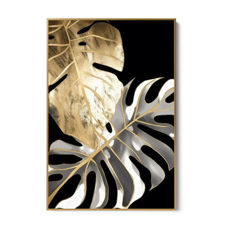 Quadro Stampa su Tela Venature D'oro - CupidoDesign