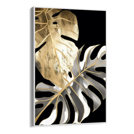 Quadro Stampa su Tela Venature D'oro - CupidoDesign