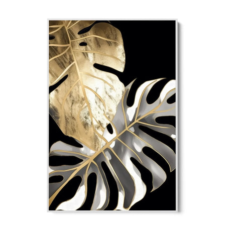 Quadro Stampa su Tela Venature D'oro - CupidoDesign