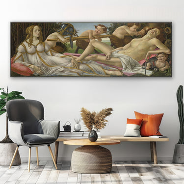 Quadro Stampa su Tela Venere e Marte, Sandro Botticelli - CupidoDesign
