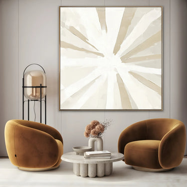 Quadro Stampa su Tela Vento Bianco - CupidoDesign