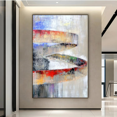 Quadro Stampa su Tela Vento Rosso - CupidoDesign