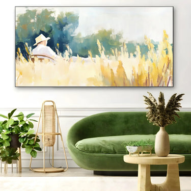 Quadro Stampa su Tela Vento di Campo - CupidoDesign