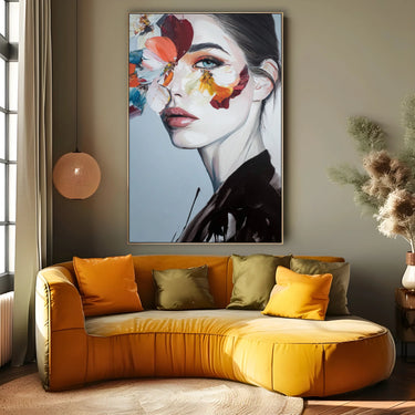 Quadro Stampa su Tela Vento di Colori - CupidoDesign