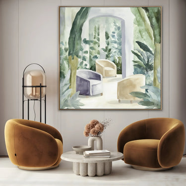 Quadro Stampa su Tela Verde Serafico - CupidoDesign