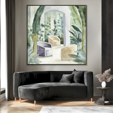 Quadro Stampa su Tela Verde Serafico - CupidoDesign