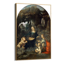 Quadro Stampa su Tela Vergine delle Rocce, Leonardo da Vinci - CupidoDesign