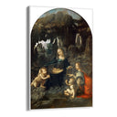 Quadro Stampa su Tela Vergine delle Rocce, Leonardo da Vinci - CupidoDesign