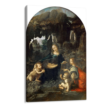 Quadro Stampa su Tela Vergine delle Rocce, Leonardo da Vinci - CupidoDesign