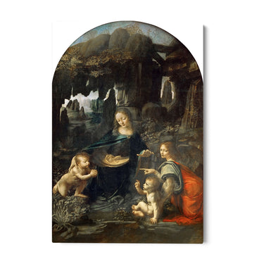 Quadro Stampa su Tela Vergine delle Rocce, Leonardo da Vinci - CupidoDesign