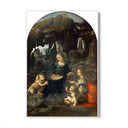 Quadro Stampa su Tela Vergine delle Rocce, Leonardo da Vinci - CupidoDesign