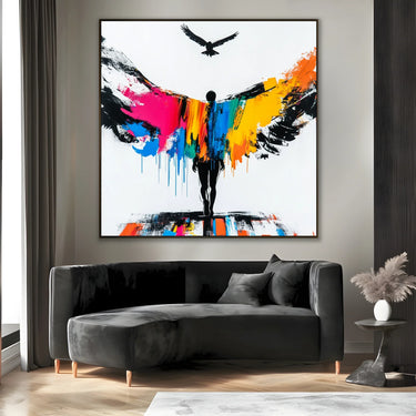 Quadro Stampa su Tela Verso l'alto - CupidoDesign