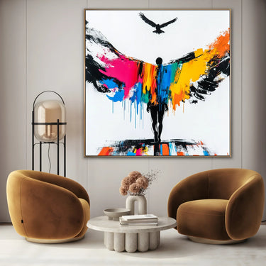 Quadro Stampa su Tela Verso l'alto - CupidoDesign