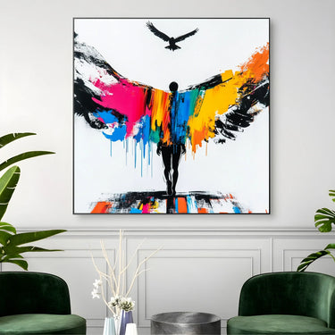 Quadro Stampa su Tela Verso l'alto - CupidoDesign