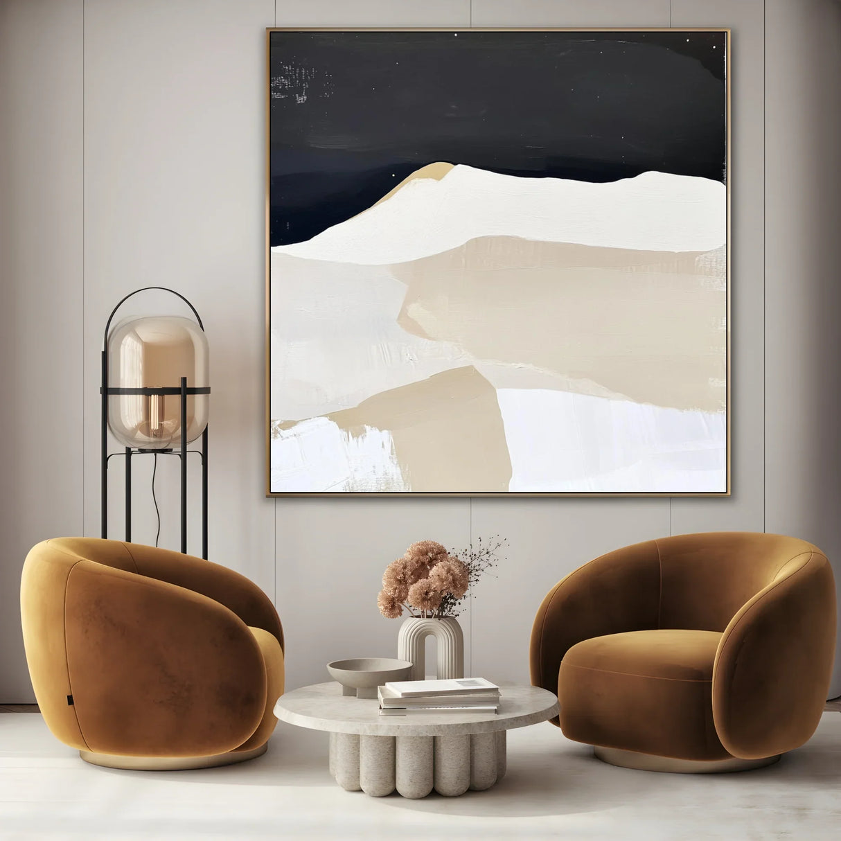 Quadro Stampa su Tela Vertigine nera - CupidoDesign