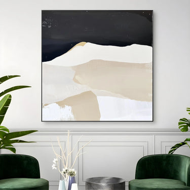Quadro Stampa su Tela Vertigine nera - CupidoDesign