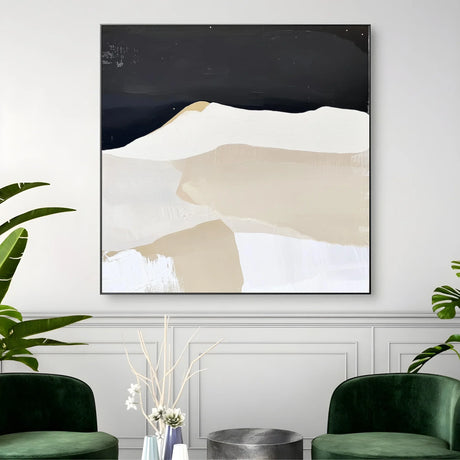 Quadro Stampa su Tela Vertigine nera - CupidoDesign