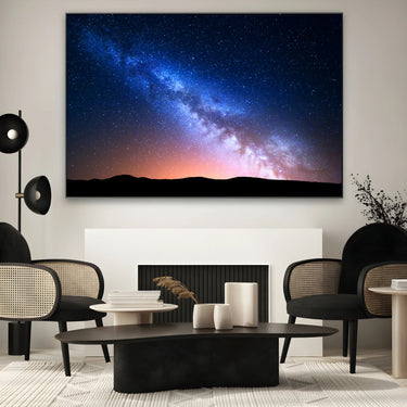 Quadro Stampa su Tela Via Lattea nel cielo stellato - CupidoDesign