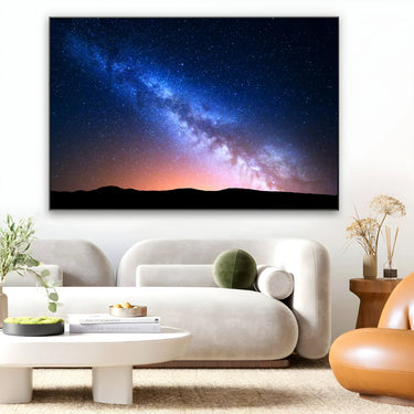 Quadro Stampa su Tela Via Lattea nel cielo stellato - CupidoDesign