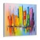 Quadro Stampa su Tela Vibrazione Urbana - CupidoDesign