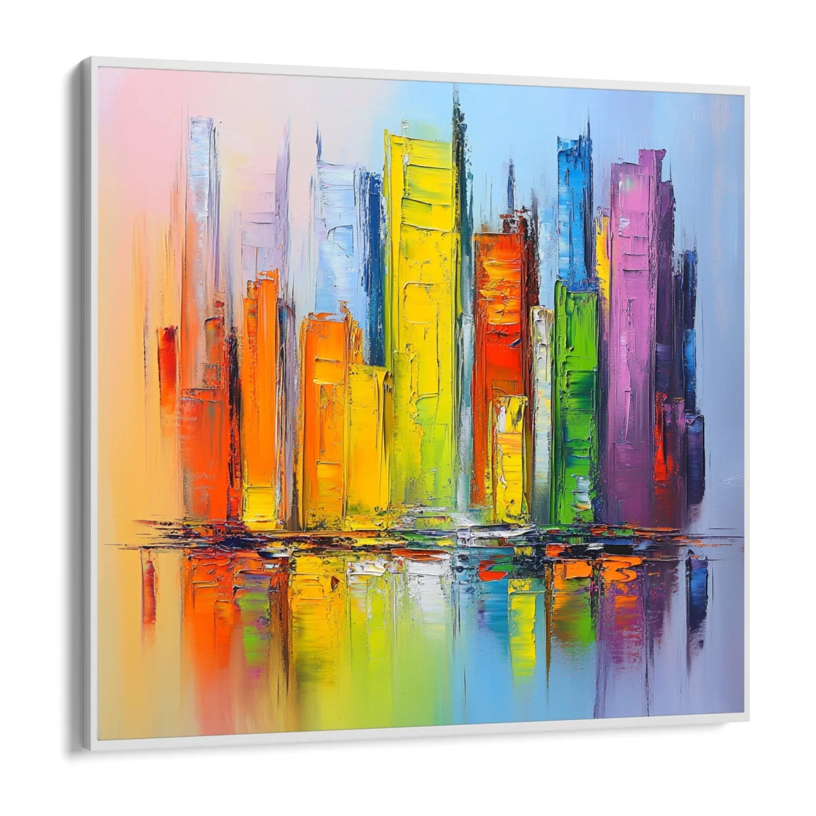 Quadro Stampa su Tela Vibrazione Urbana - CupidoDesign