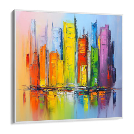Quadro Stampa su Tela Vibrazione Urbana - CupidoDesign
