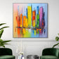 Quadro Stampa su Tela Vibrazione Urbana - CupidoDesign